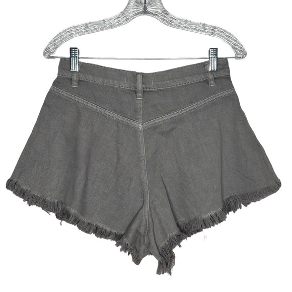 Free People Gray Jean Shorts - Picture 5 of 15
